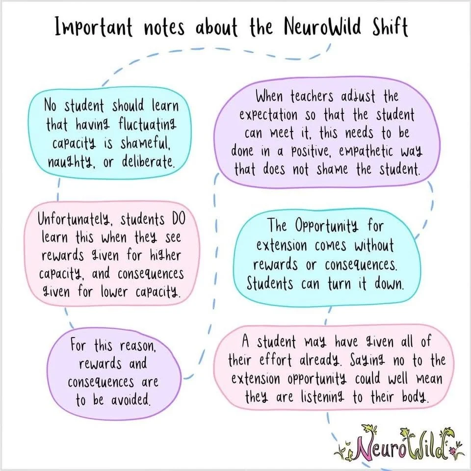 NeuroWild illustration: important notes about the NeuroWild Shift