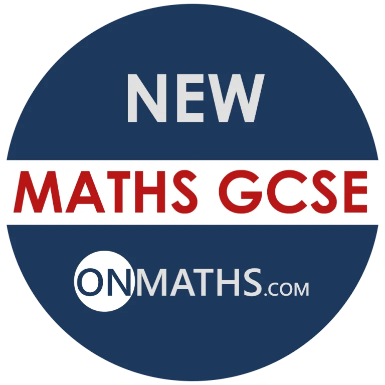 New Maths GCSE OnMaths logo